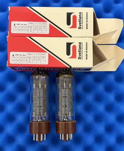 Two svetlana el34 - two, tubes